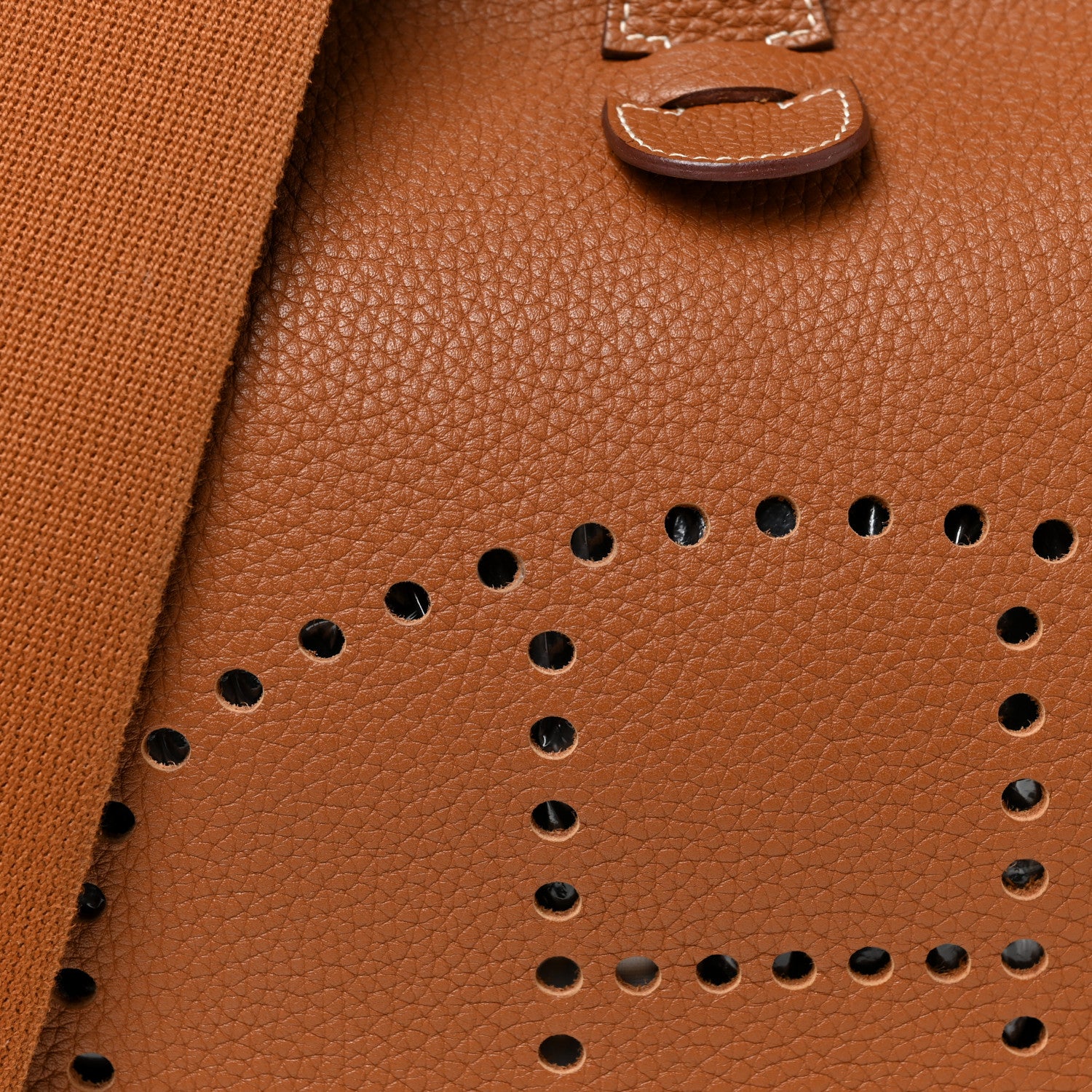 Hermes Taurillon Clemence Evelyne III GM Gold 6 of 10