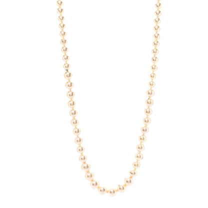 Chanel Graduated Pearl CC Long Necklace Gold 1 of 8
