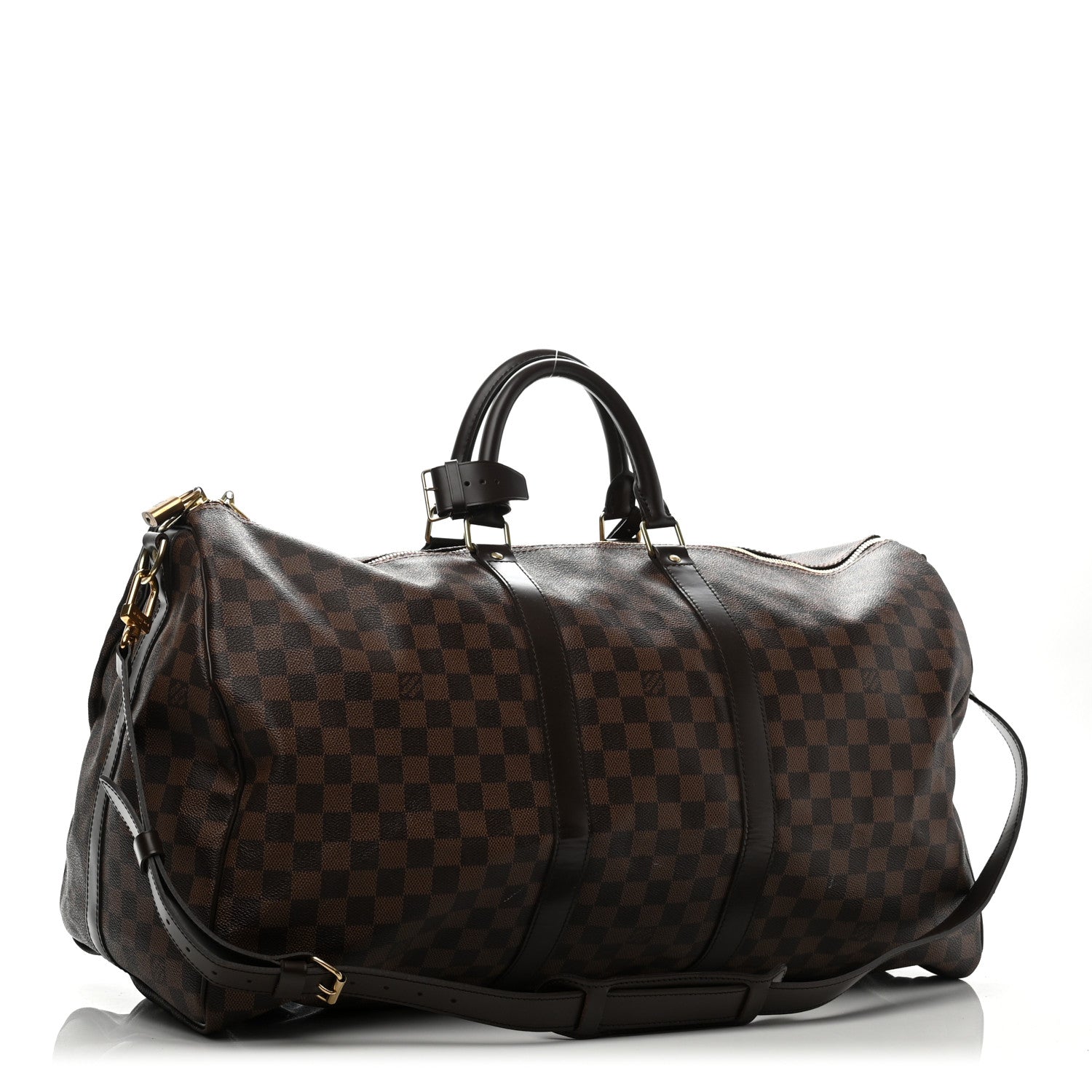 Louis Vuitton Damier Ebene Keepall Bandouliere 55 3 of 17