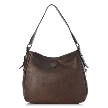 Prada Cervo Antik Hobo Cacao 1 of 15