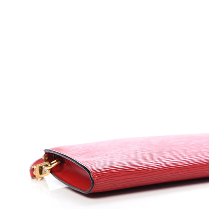 Louis Vuitton Epi Pochette Accessories 24 Castillan Red 6 of 10
