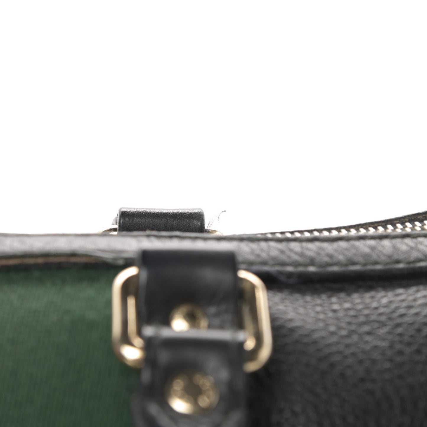 Calfskin Vintage Web Medium Boston Black