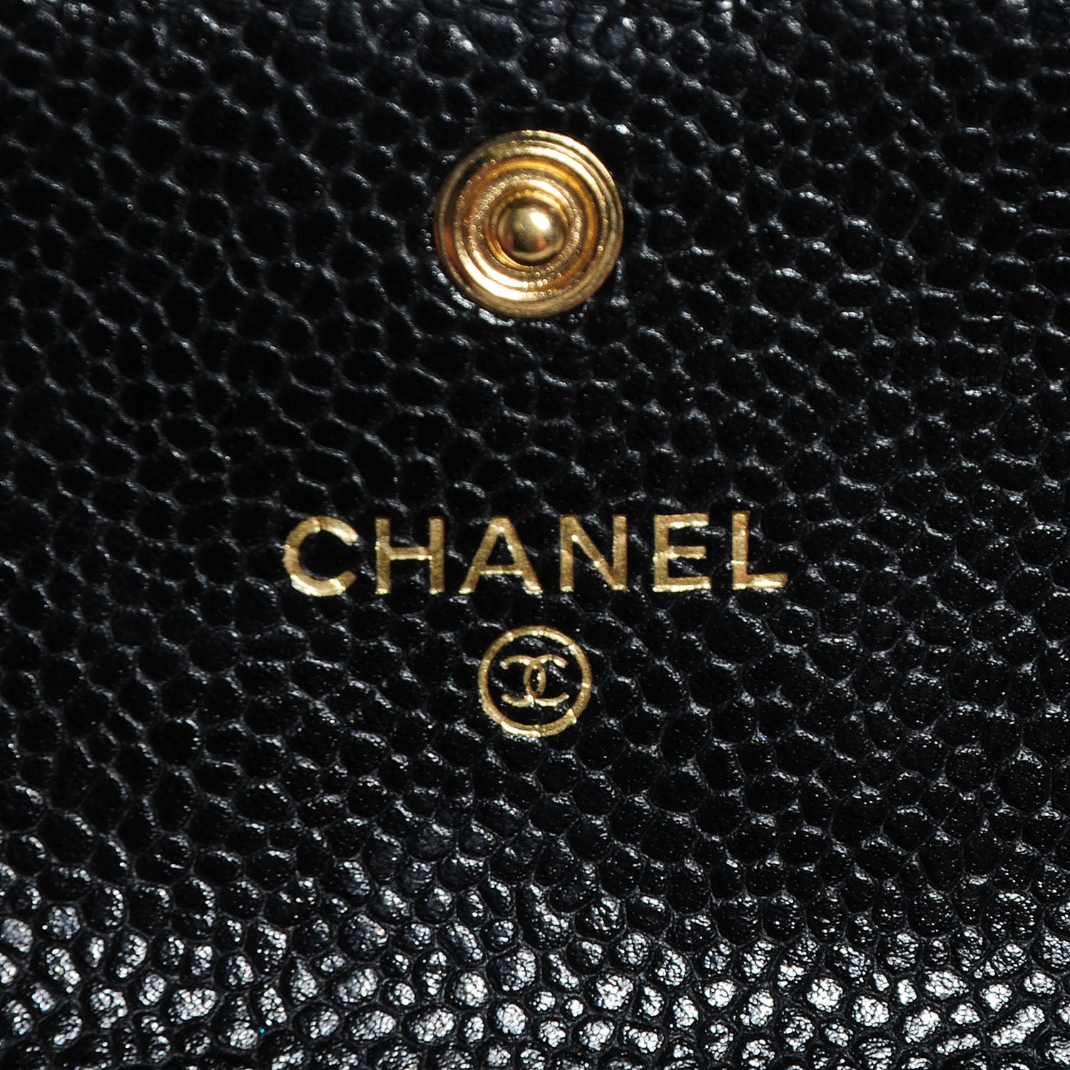 Chanel Caviar Quilted Flap Card Holder Black 7 of 9