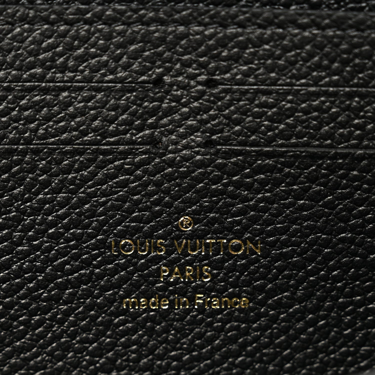 Louis Vuitton Empreinte Clemence Wallet Black 6 of 7