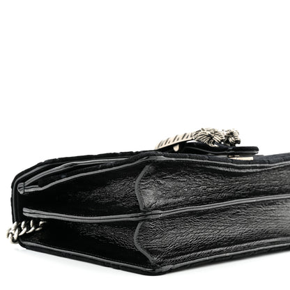 Gucci Velvet GG Monogram Small Dionysus Shoulder Bag Black 10 of 11