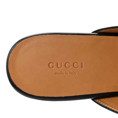 Gucci Calfskin Womens Princetown Slippers 40.5 Black 8 of 10