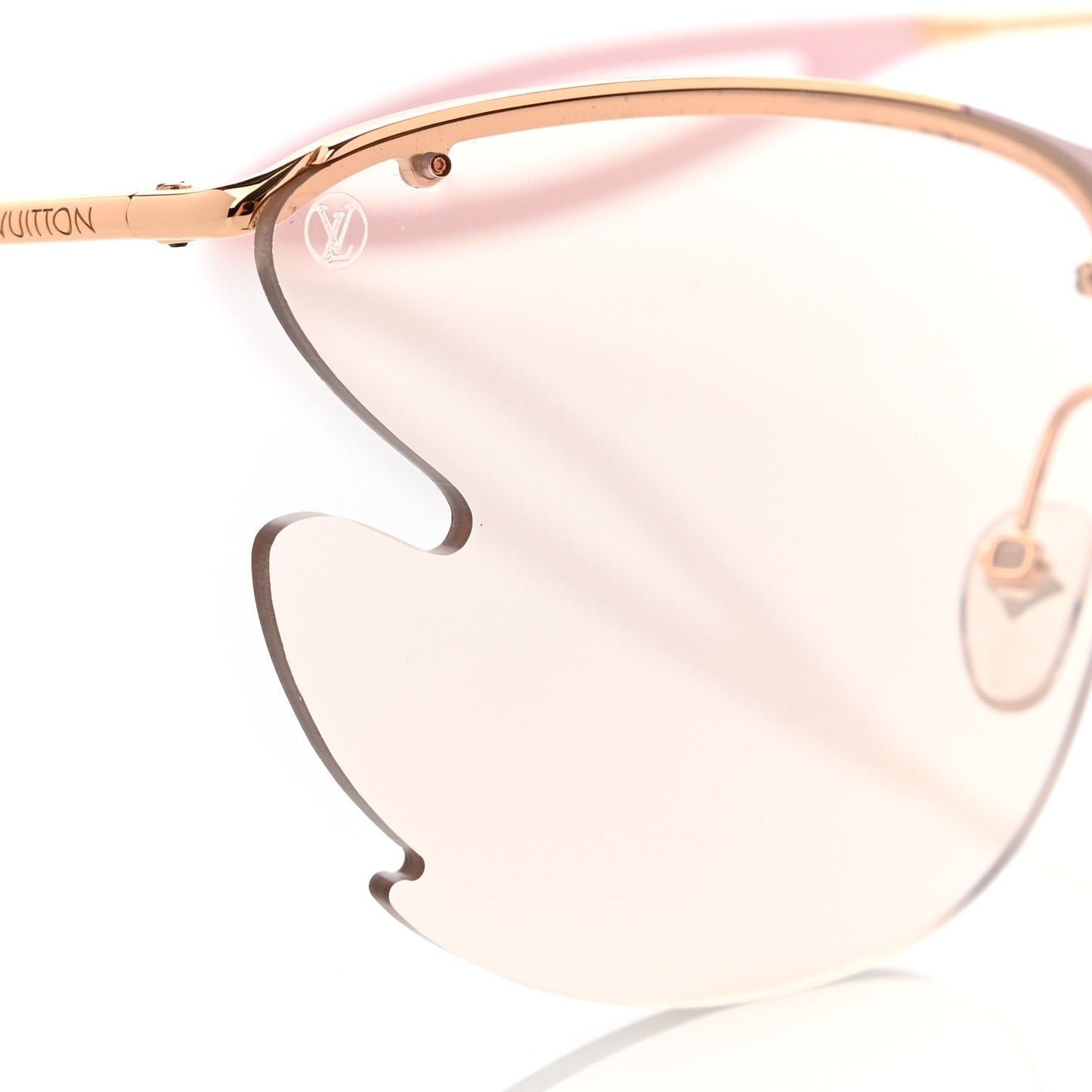 Bohemian Vuittony Square Sunglasses Z1234W Pink
