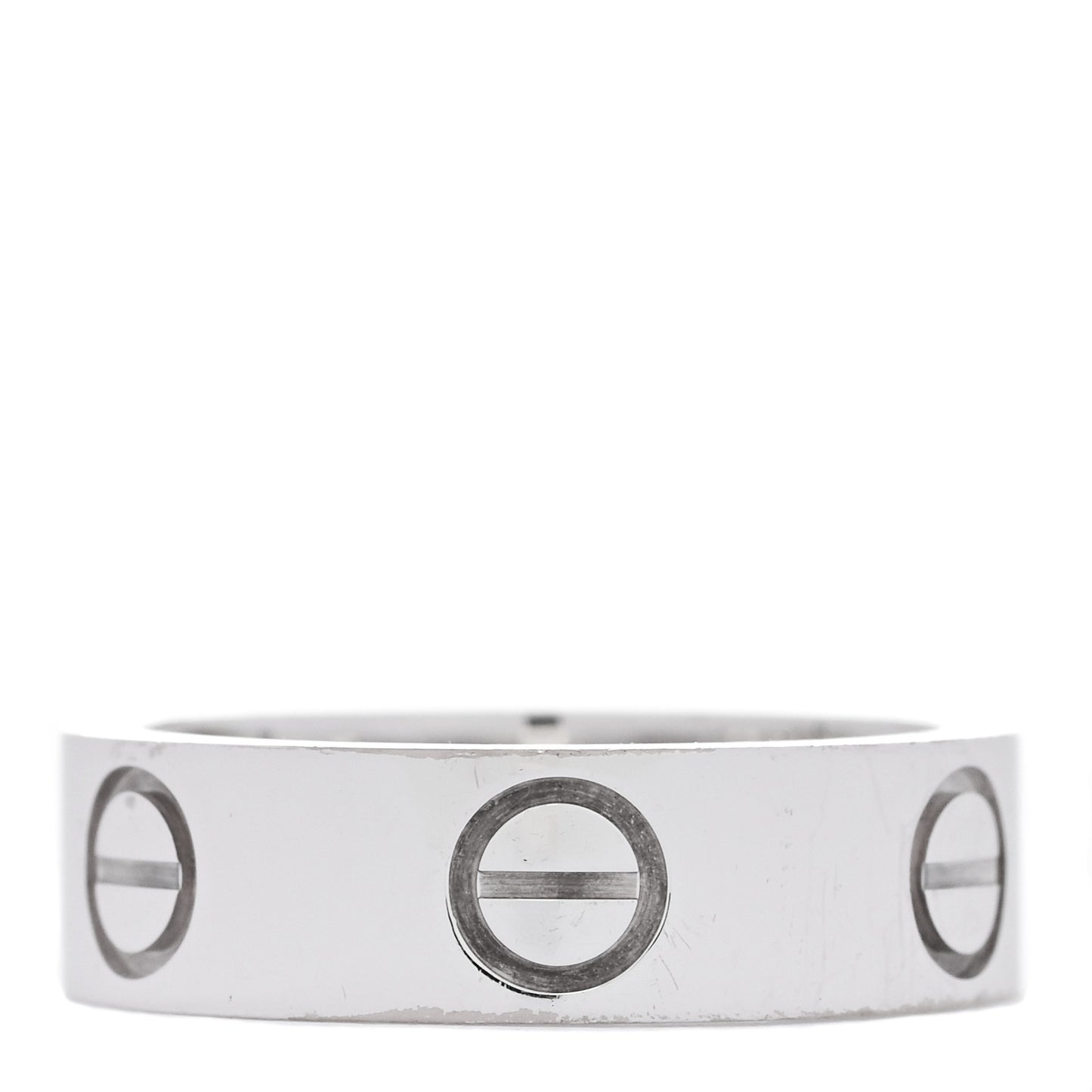 18K White Gold 5mm LOVE Ring 47 4