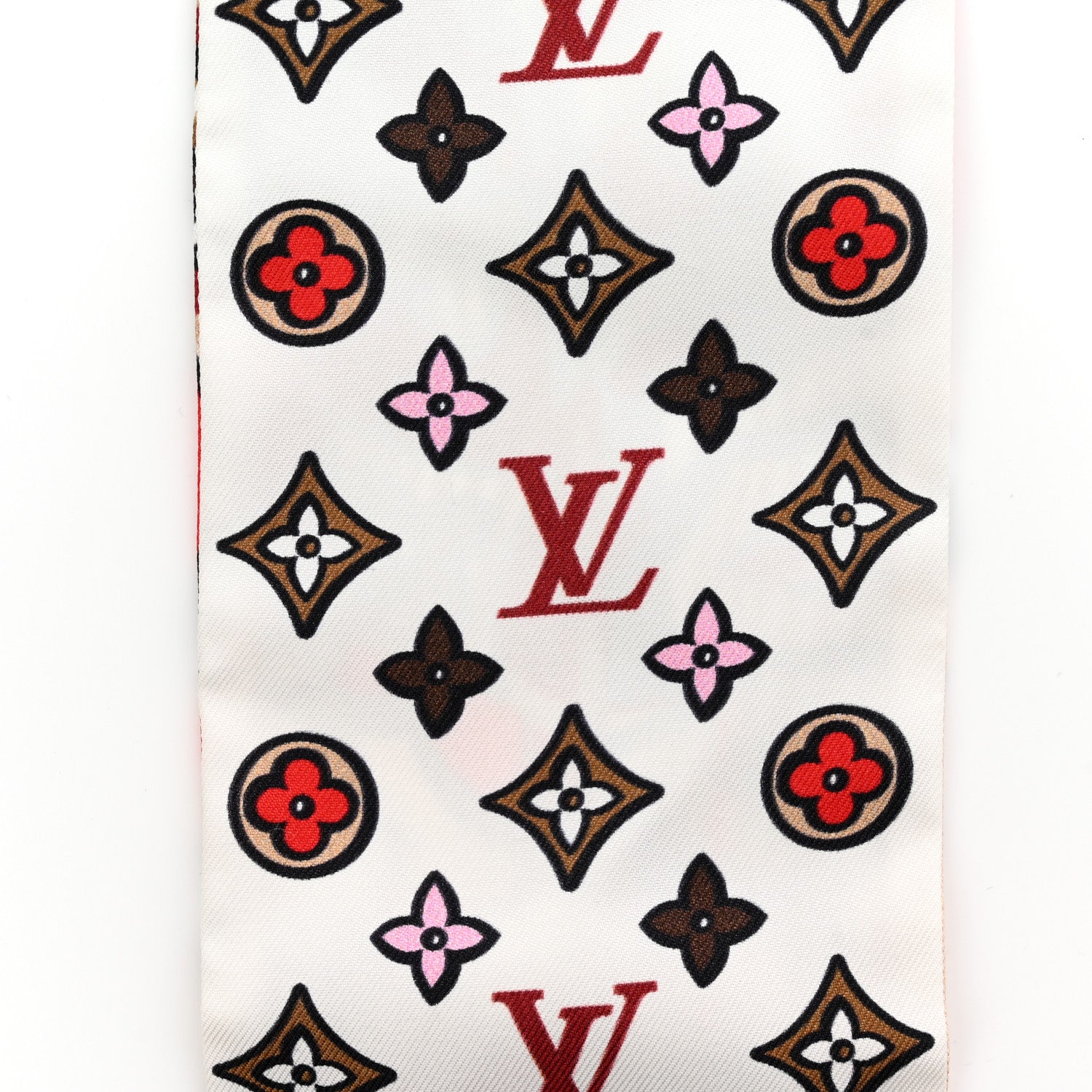 Louis Vuitton Silk Street Monogram Bandeau Beige 3 of 3