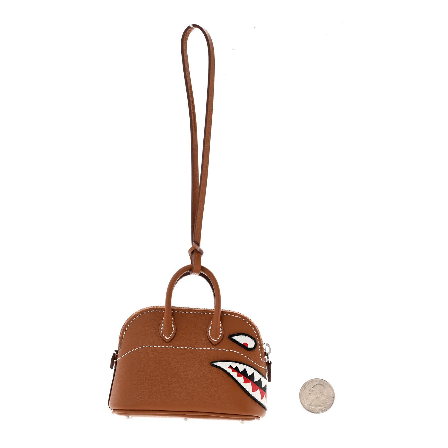 Hermes Swift Shark Bolide Bag Charm Gold 2 of 6