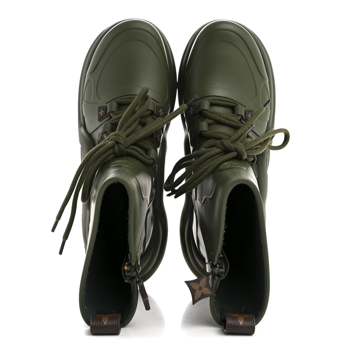 Louis Vuitton Mat Rubber Monogram LV Archlight Sneaker Boots 38
