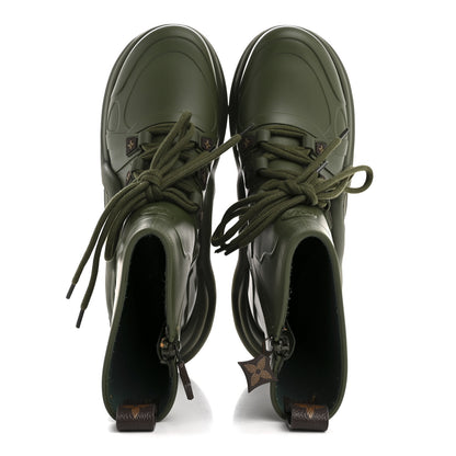 Louis Vuitton Mat Rubber Monogram LV Archlight Sneaker Boots 38 Kaki 2 of 10