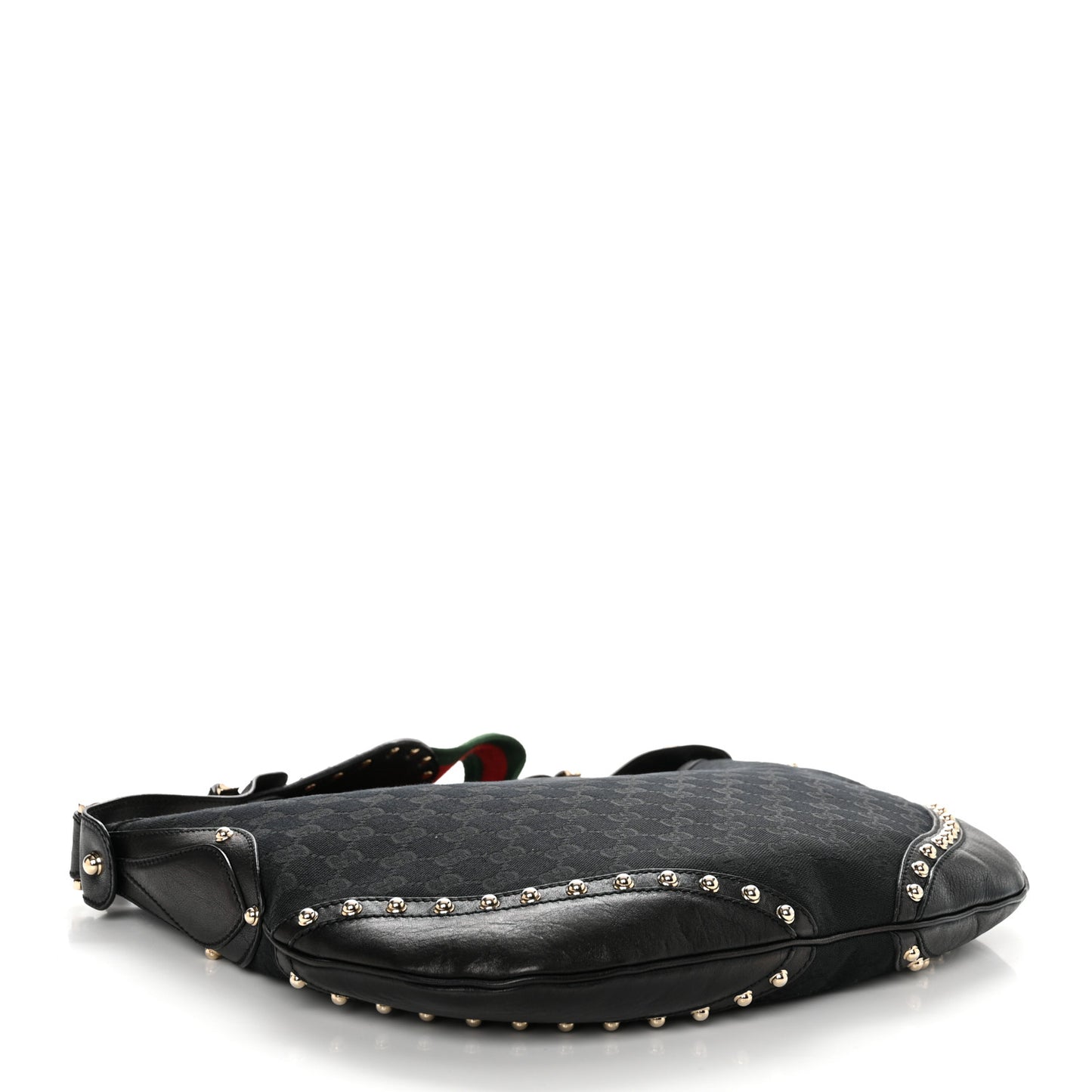 Monogram Pelham Studded Shoulder Bag Black