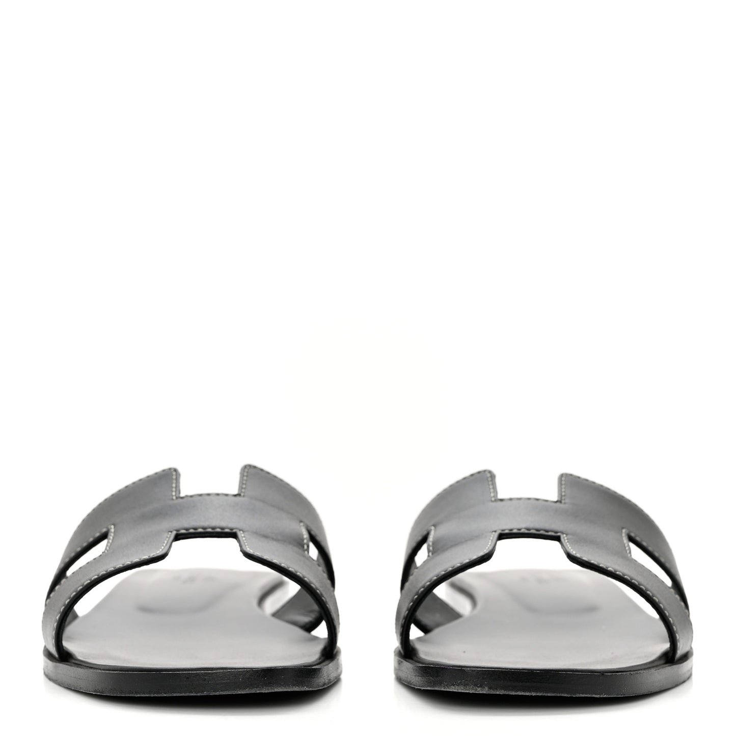 Box Calfskin Oran Sandals 37.5 Black