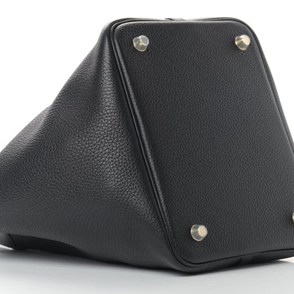Hermes Taurillon Clemence Picotin Lock 22 MM Black 8 of 9