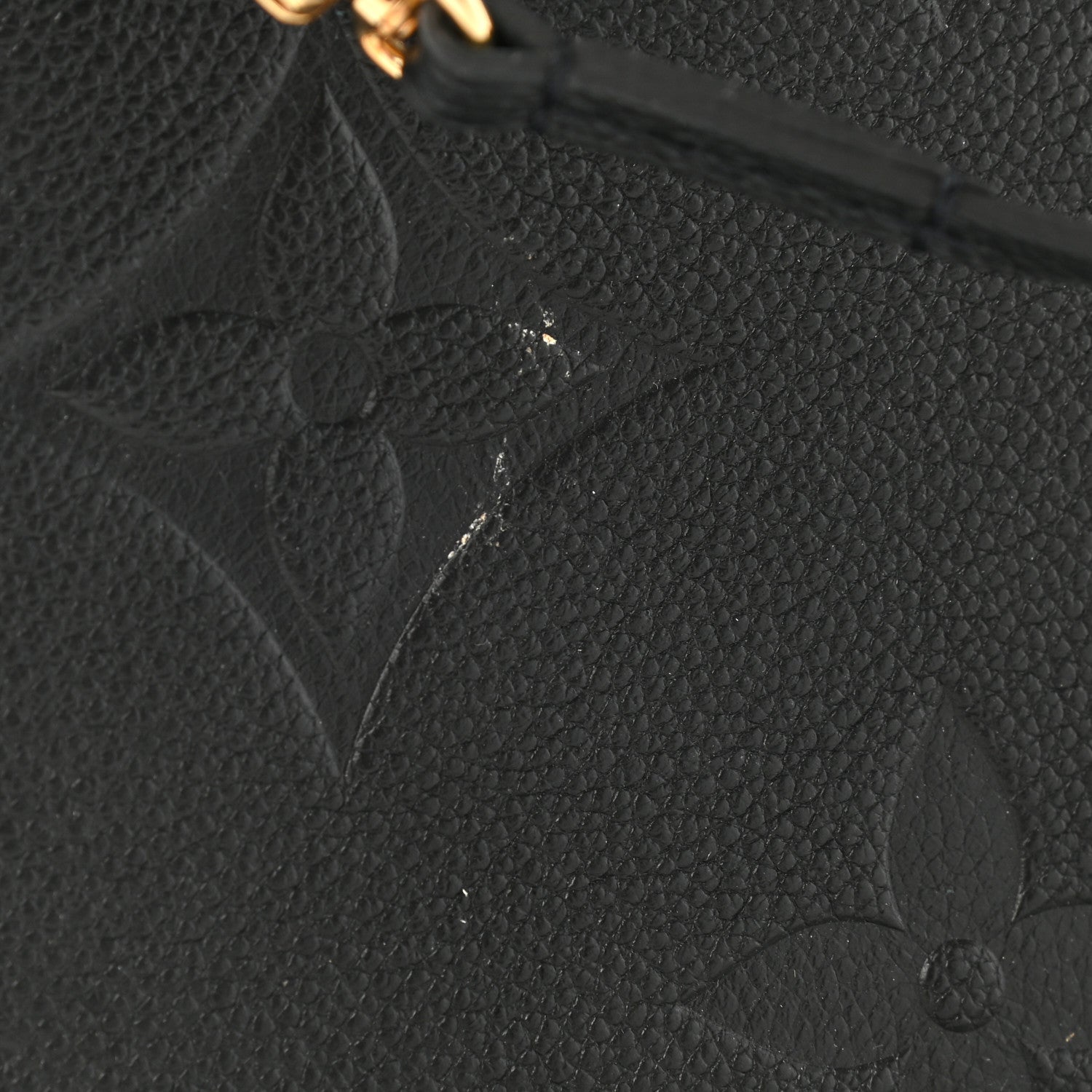 Louis Vuitton Empreinte Monogram Giant Neverfull MM Pochette Black 6 of 6