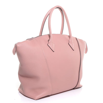 Louis Vuitton Veau Cachemire Soft Lockit MM Magnolia 3 of 8