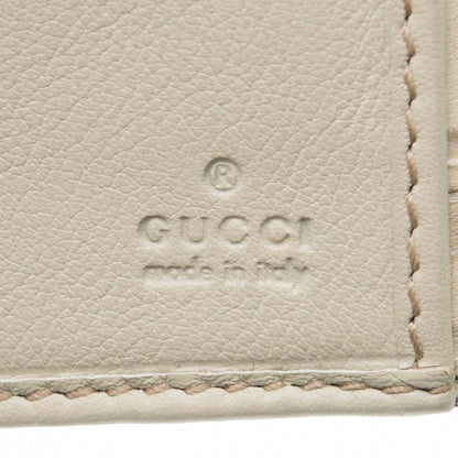 Gucci Guccissima Heart Continental Wallet Off White 6 of 7