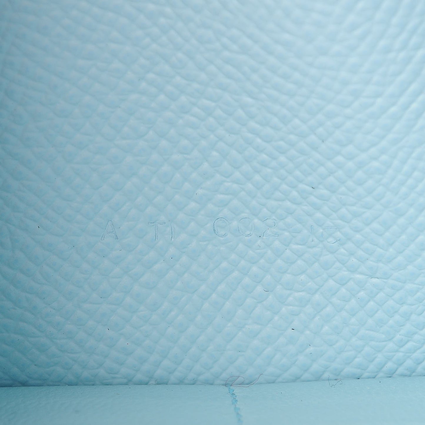 Epsom Kelly Longue Wallet Bleu Zephyr