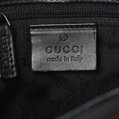 Gucci Calfskin Web Tote Black 7 of 15