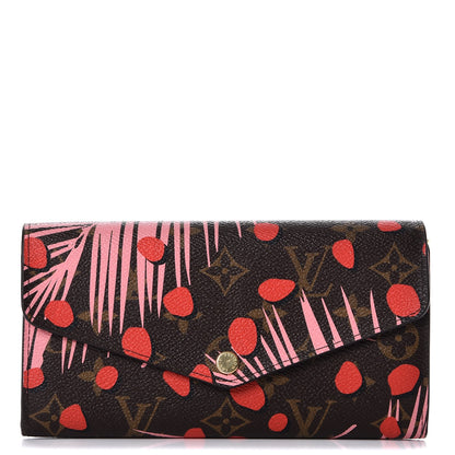 Louis Vuitton Monogram Jungle Dots Sarah Wallet Sugar Pink Poppy 1 of 8