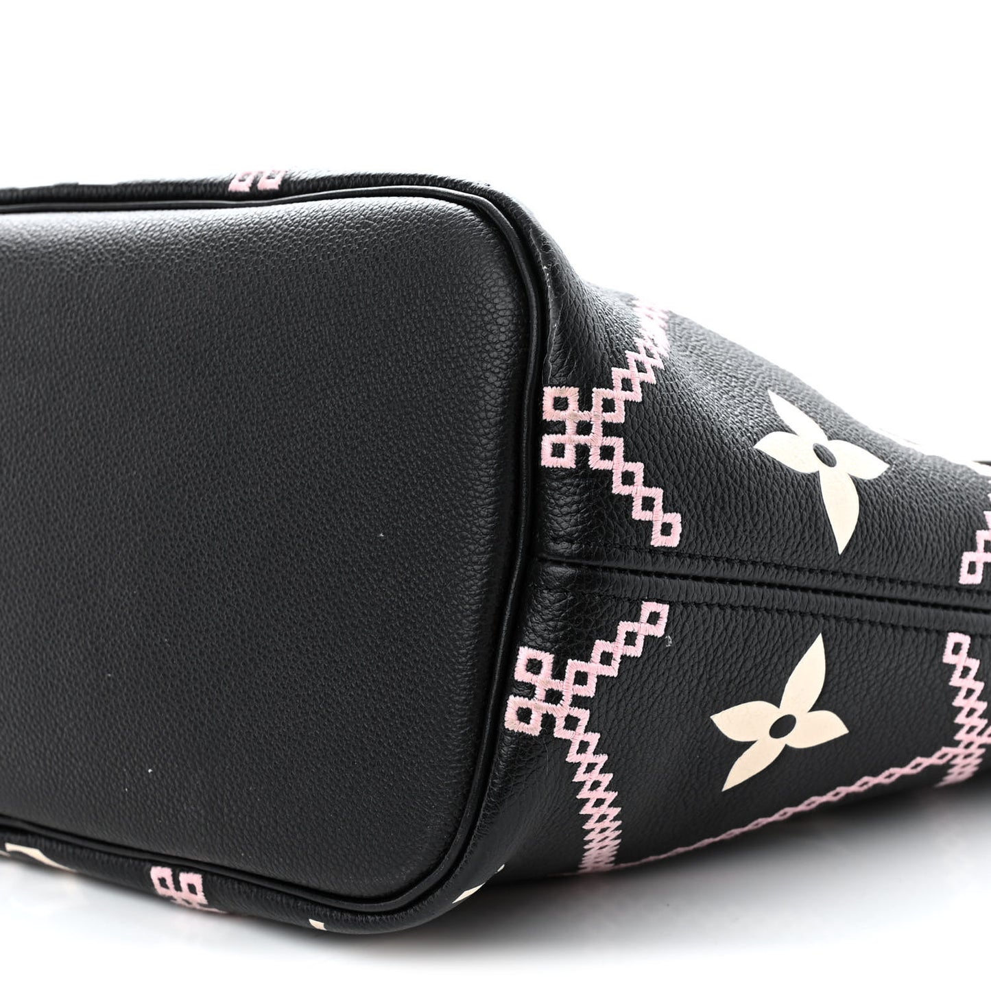 Empreinte Monogram Giant Broderies Neverfull MM Black