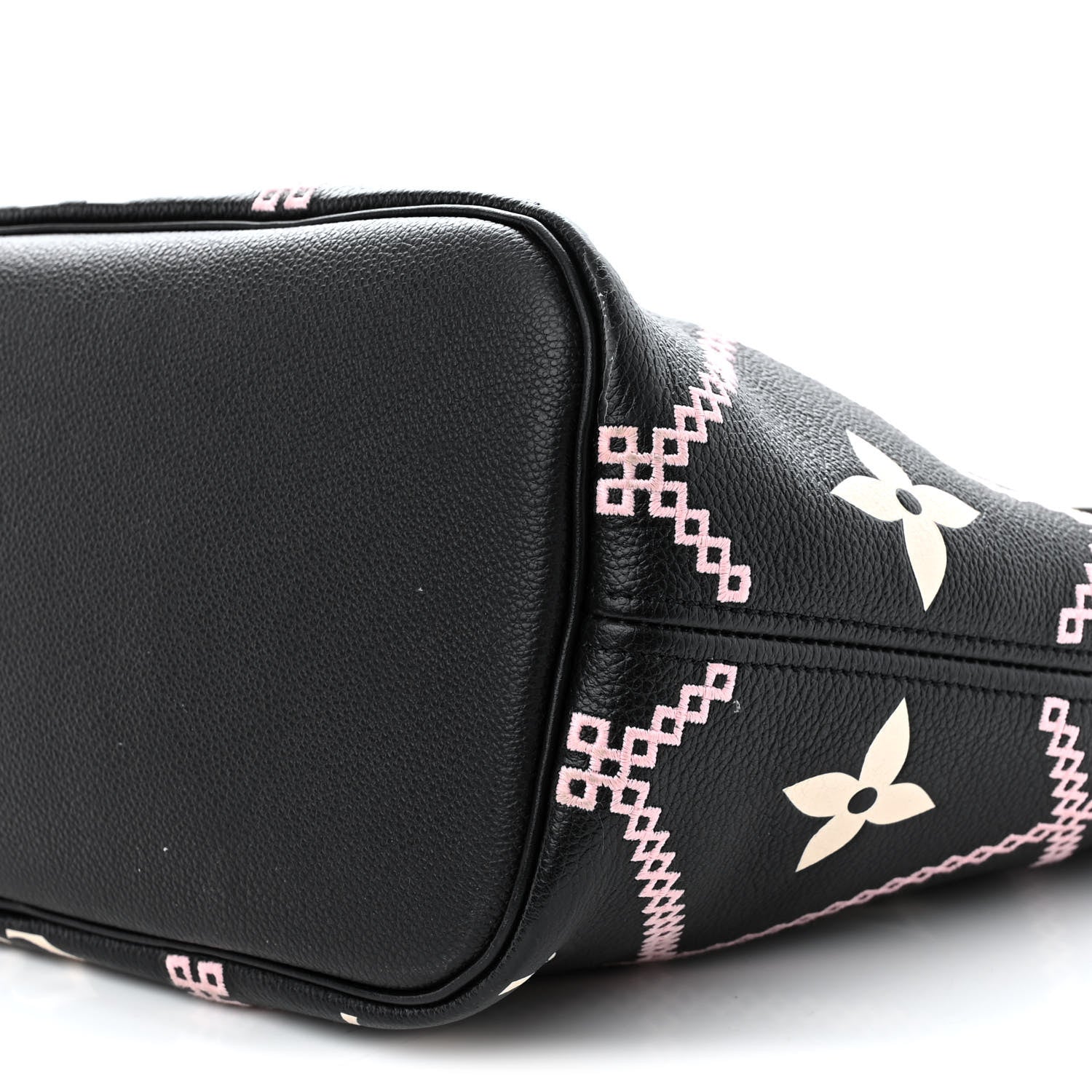 Louis Vuitton Empreinte Monogram Giant Broderies Neverfull MM Black 9 of 11