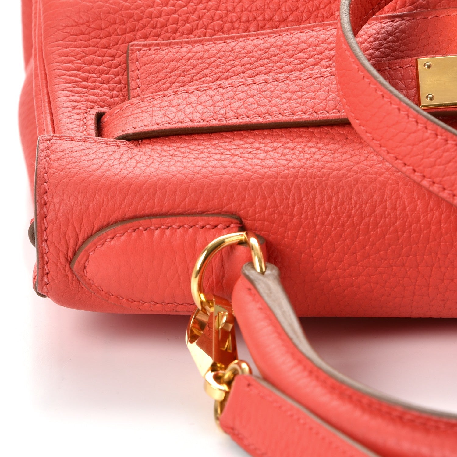 Hermes Taurillon Clemence Kelly Retourne 28 Rose Jaipur 34 of 38