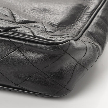 Chanel Lambskin Quilted Shoulder Bag Black 12 of 14