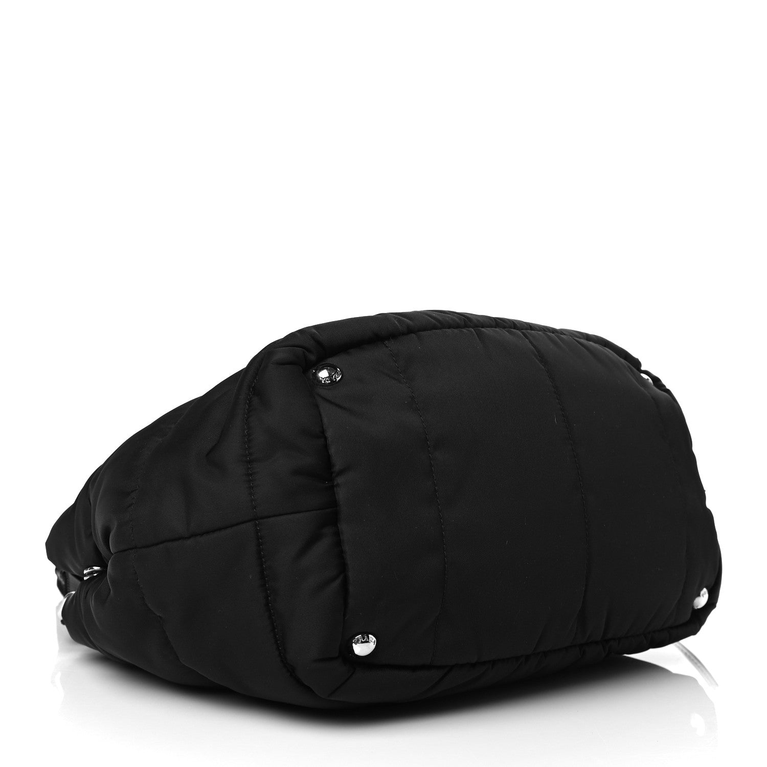 Prada Tessuto Nylon Bomber Tote Black 4 of 10