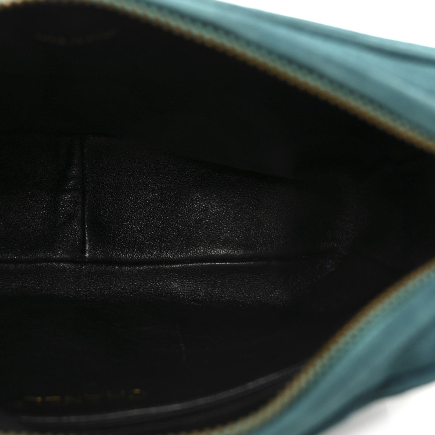 Chanel Suede Quilted CC Tassel Camera Bag Blue 5 of 10