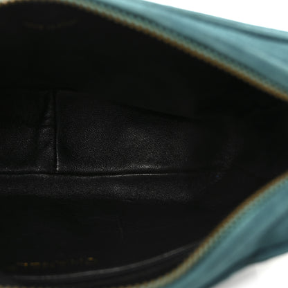 Chanel Suede Quilted CC Tassel Camera Bag Blue 5 of 10