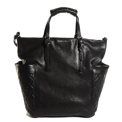 Jimmy Choo Calfskin Blare Biker Hobo Black 1 of 7