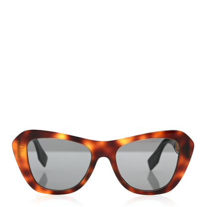 Fendi Acetate O'Lock Cat Eye Sunglasses FE40064I Tortoise 2 of 6
