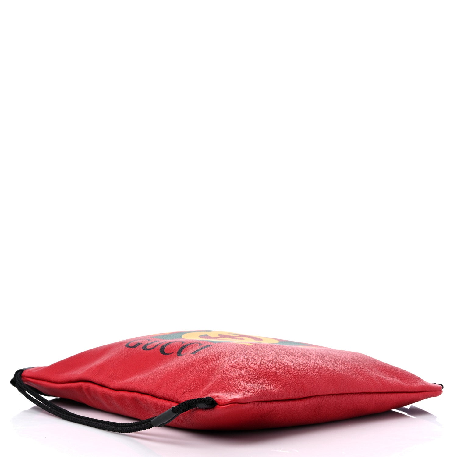 Gucci Calfskin Mens Logo Drawstring Backpack Red 5 of 10