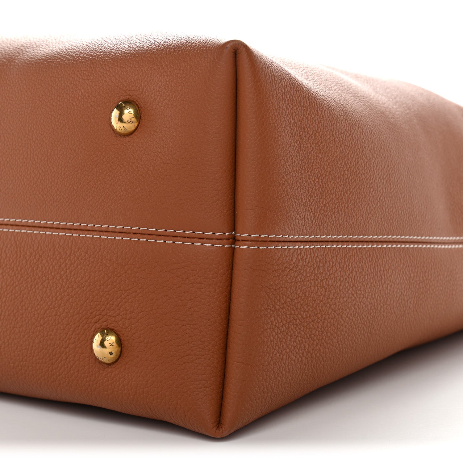 Louis Vuitton Grained Calfskin Low Key Hobo MM Cognac 9 of 10