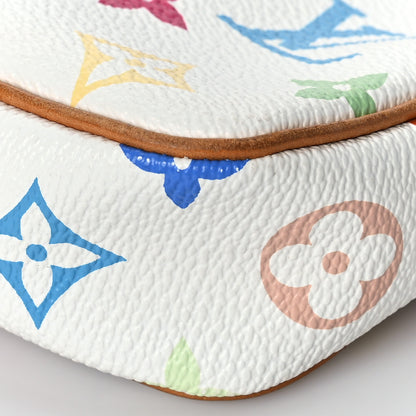 Louis Vuitton Monogram Multicolor Pochette Accessories White 8 of 9