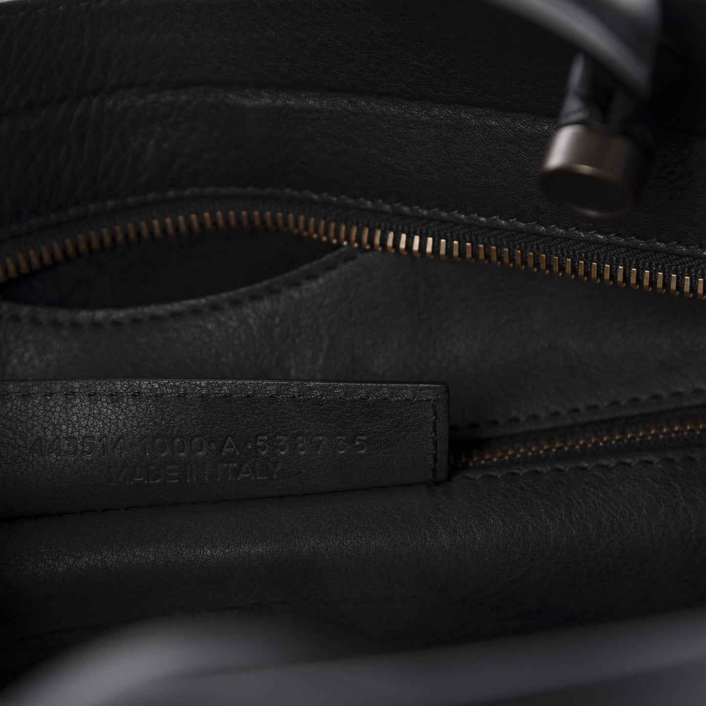 Veau Soyeux Perforated Blackout Hardware City Black