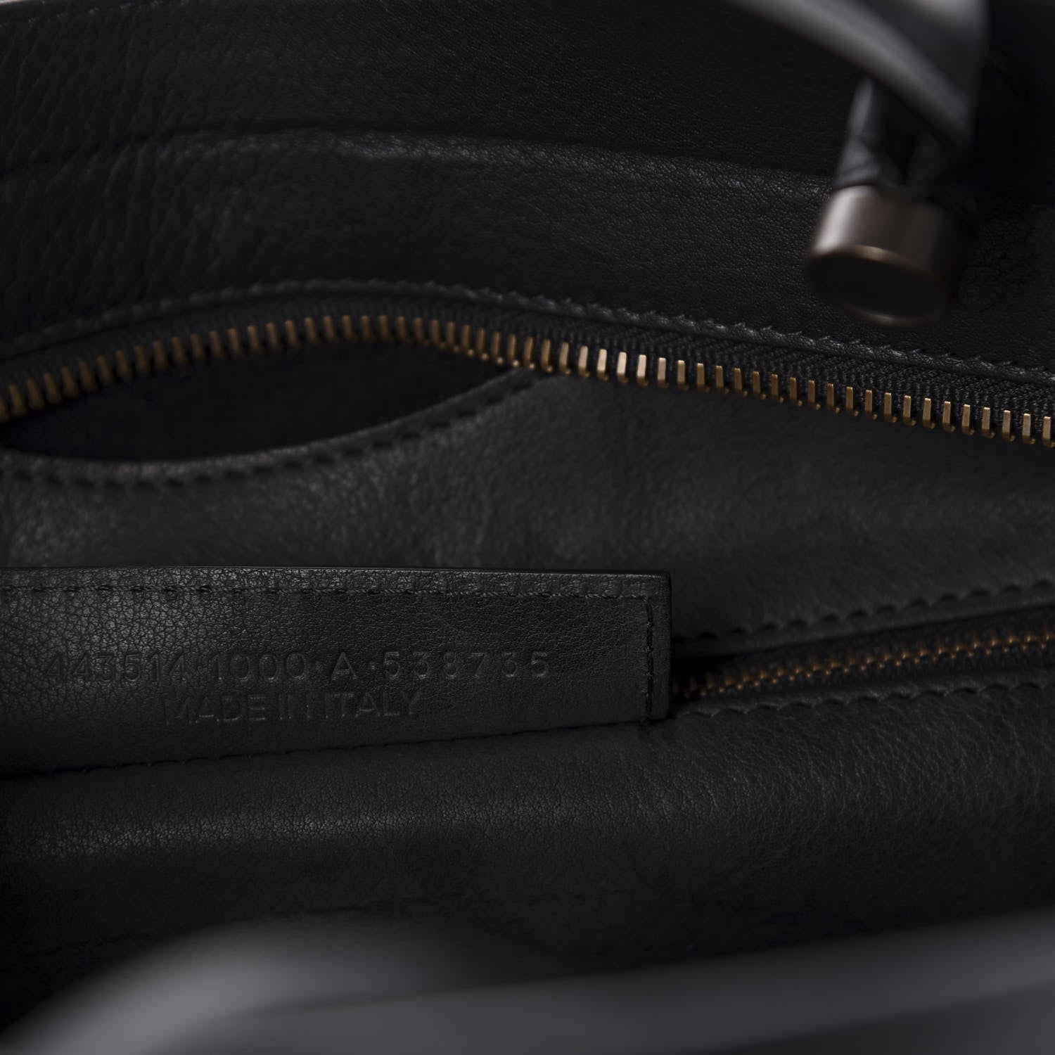 Balenciaga Veau Soyeux Perforated Blackout Hardware City Black 10 of 11