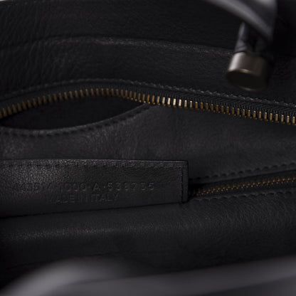 Balenciaga Veau Soyeux Perforated Blackout Hardware City Black 10 of 11