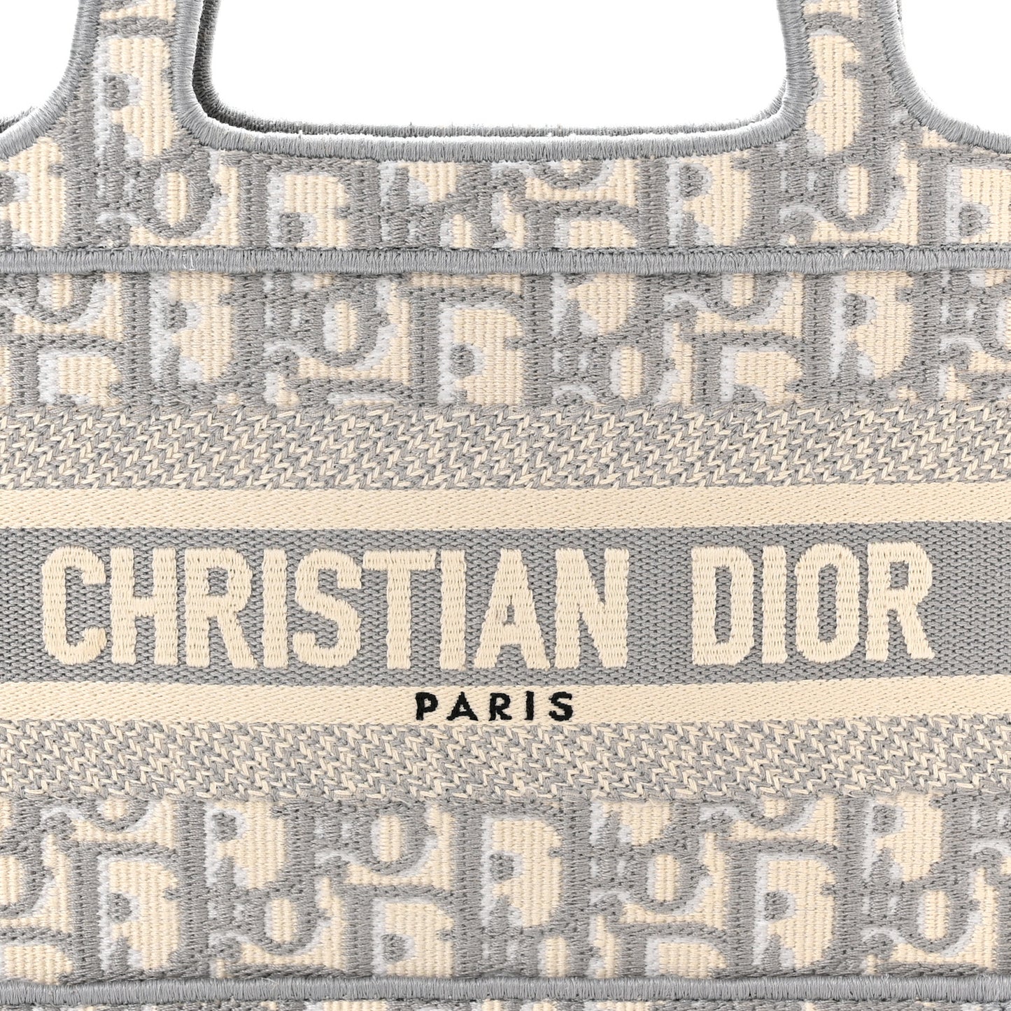 Oblique Mini Book Tote Grey Multicolor