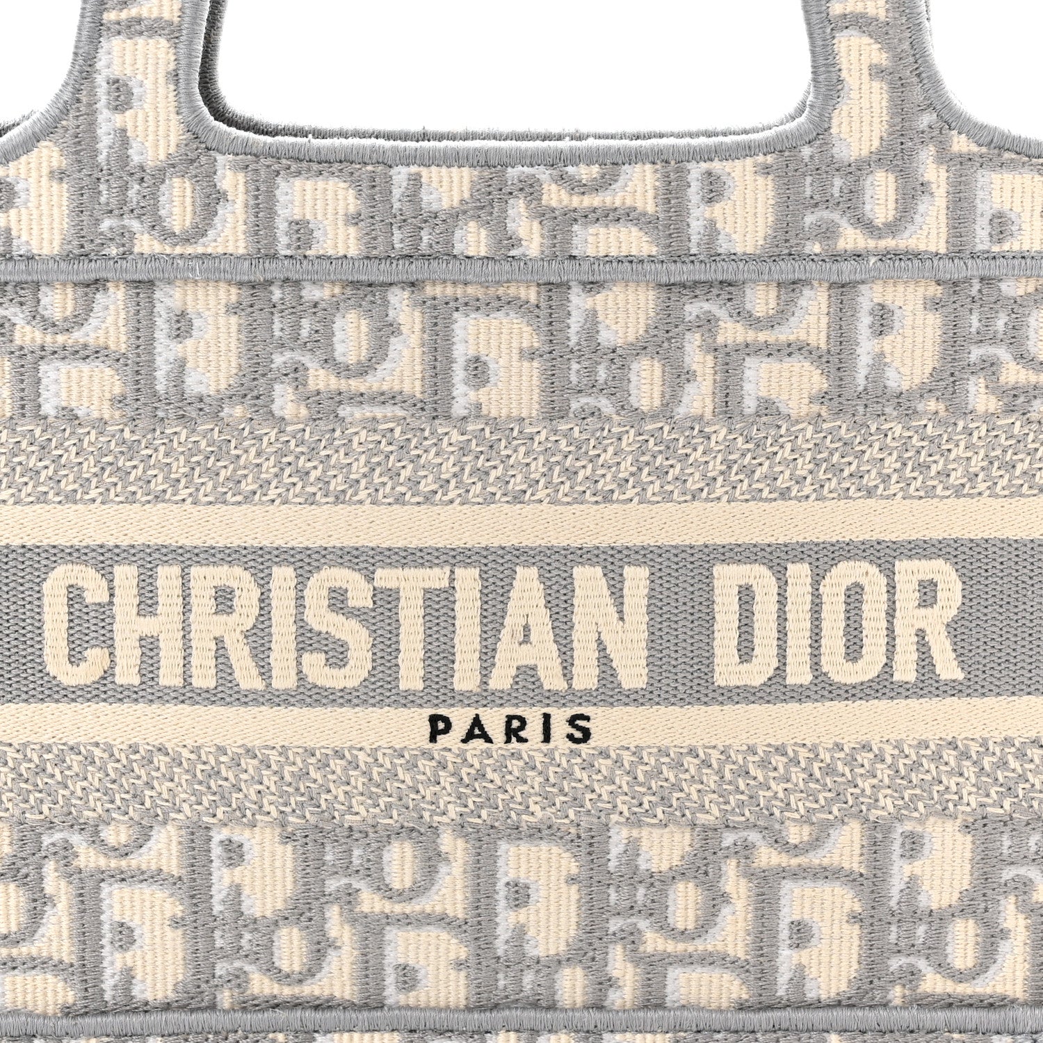 Christian Dior Oblique Mini Book Tote Grey Multicolor 8 of 10