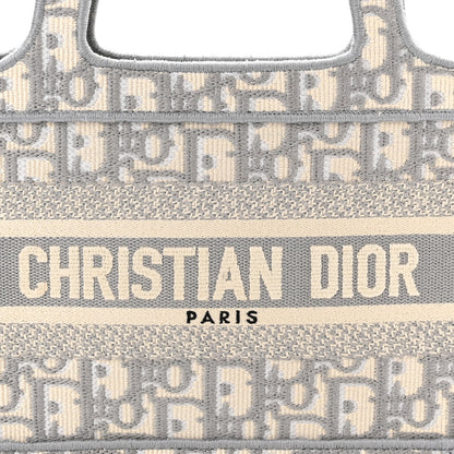 Christian Dior Oblique Mini Book Tote Grey Multicolor 8 of 10