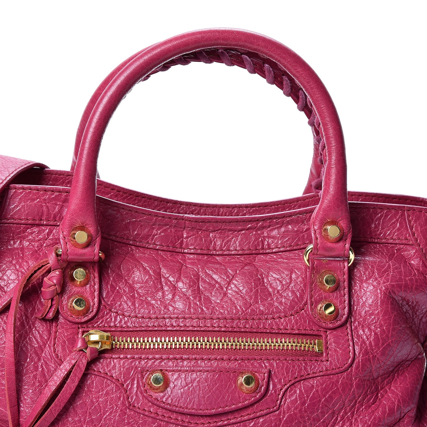 Agneau Classic Gold Hardware S City Rose Dahlia