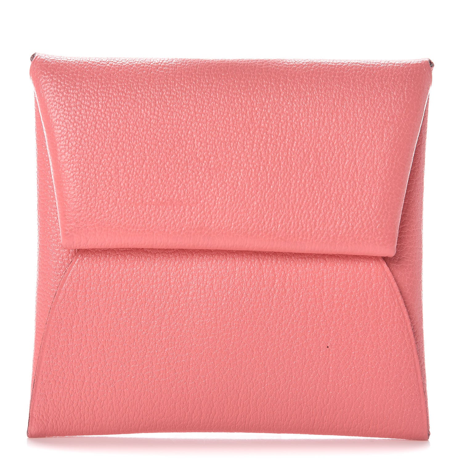Hermes Chevre Mysore Bastia Coin Purse Rose Ete 1 of 9