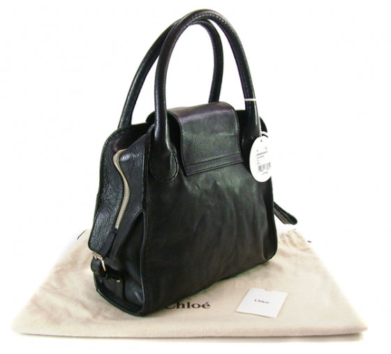 Leather EDITH N/S Black