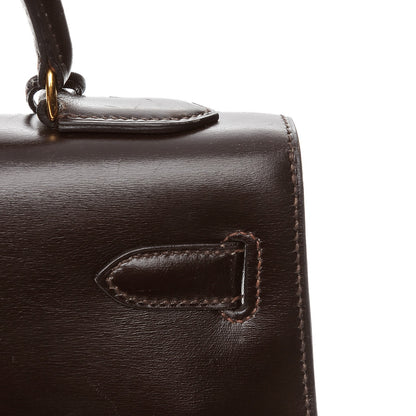 Hermes Box Kelly Sellier 32 Chocolate 8 of 30