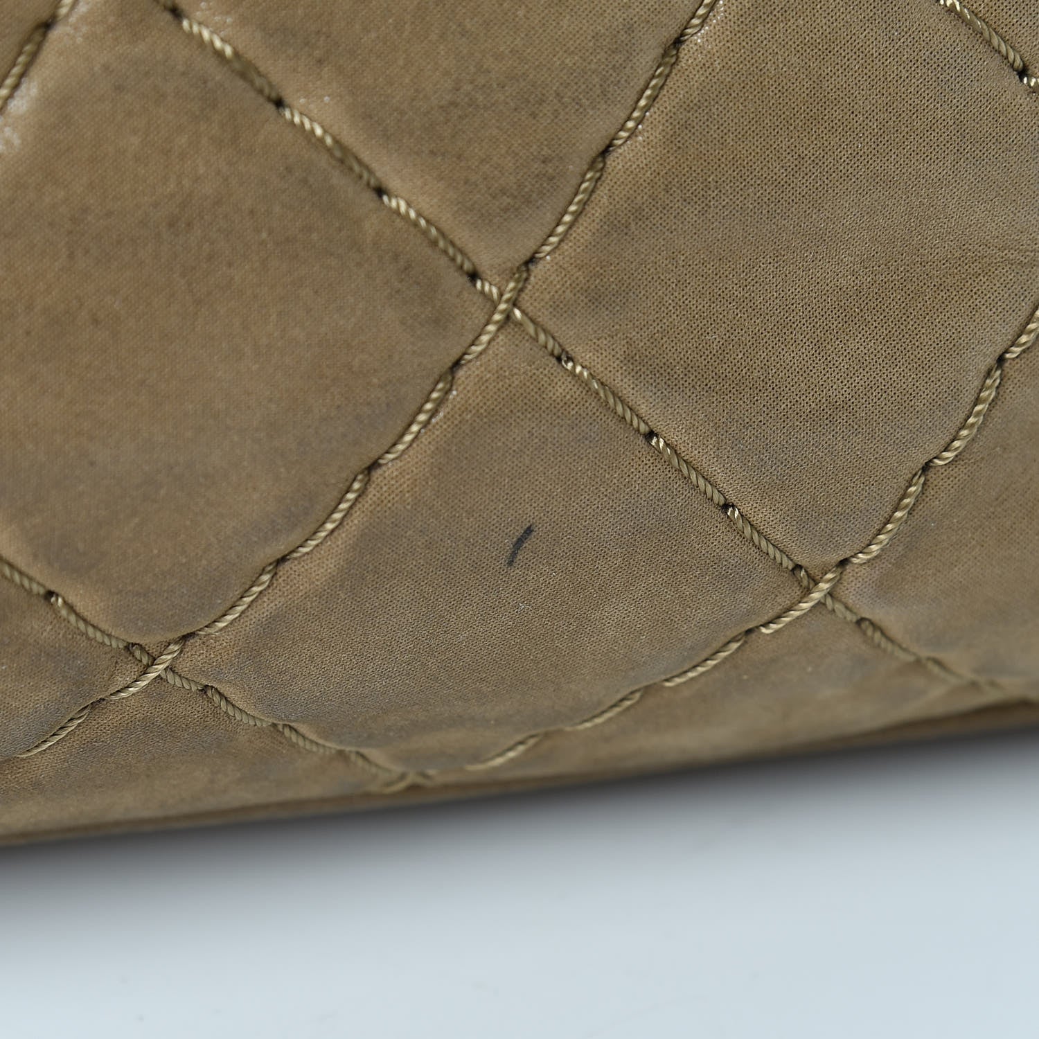 Chanel Iridescent Calfskin Quilted Small Sea Hit Tote Beige 18 of 20