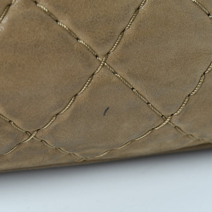 Chanel Iridescent Calfskin Quilted Small Sea Hit Tote Beige 18 of 20