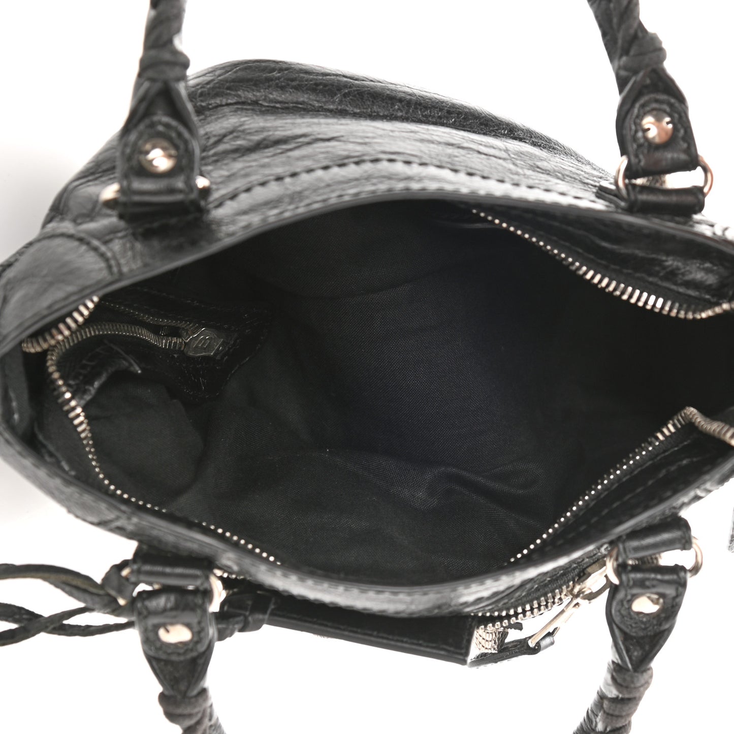 Agneau Giant 12 Silver Hardware Mini City Black